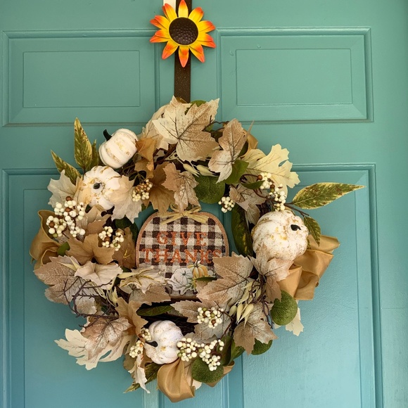 Beautiful Fall Wreath. New. Custom made. - Picture 2 of 2